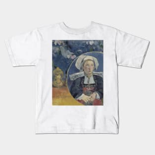 La Belle Angele by Paul Gauguin Kids T-Shirt